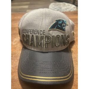Carolina Panthers New Era Conference Champs Wrapback Baseball Cap Hat Adjustable